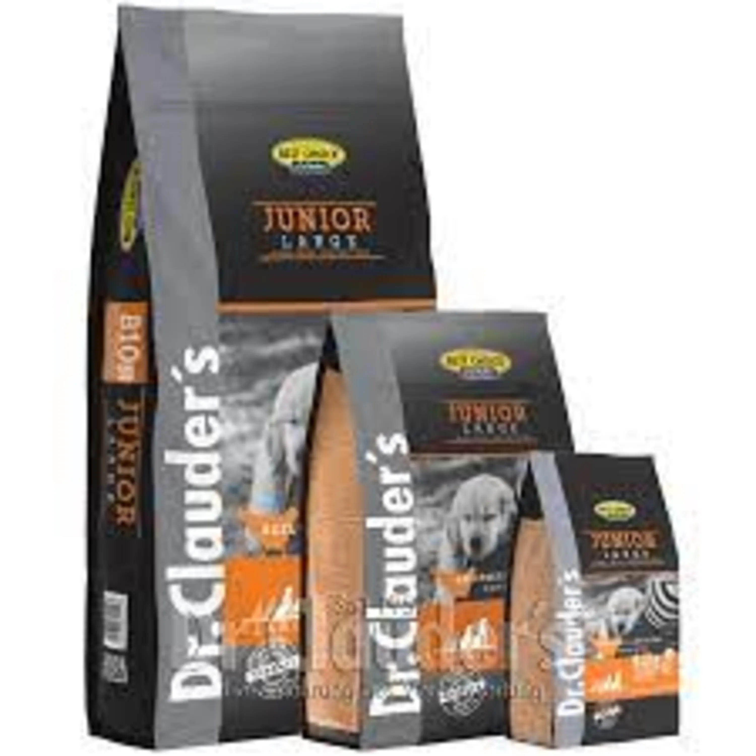 غذای خشک سگ دکتر کلادرز مدل Junior - medium وزن 4 کیلوگرم